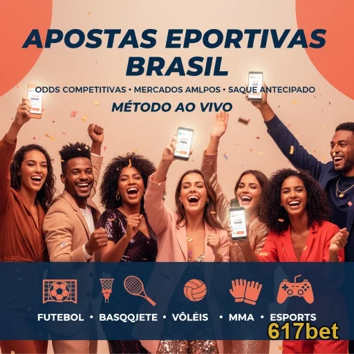 Grupo de jogadores felizes participando de apostas na 617bet.