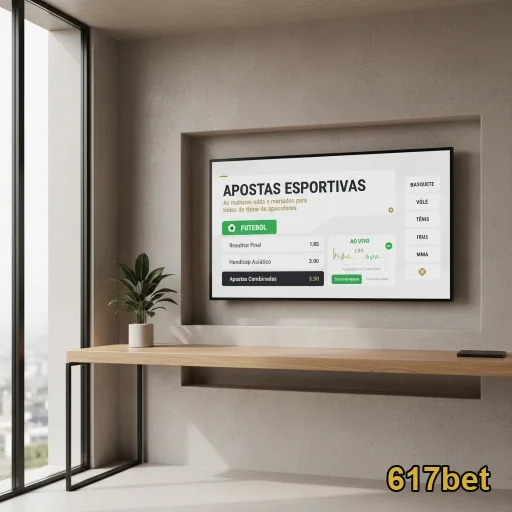 Tela da 617bet mostrando promoções de apostas esportivas.