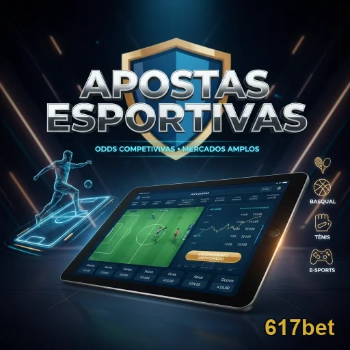 Jogador acessando 617bet para apostas esportivas móveis.