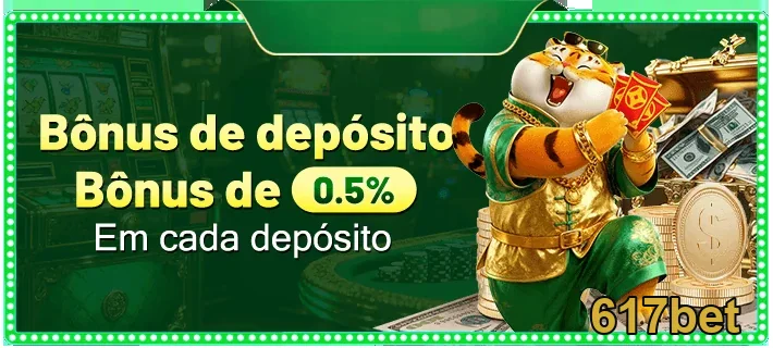 Tela de jogos VIP na 617bet, exibindo oferta de bônus.