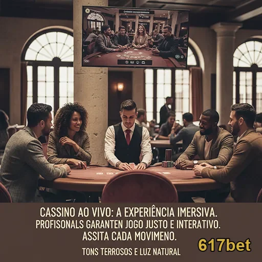 Interface VIP da 617bet com dealers ao vivo em cassino.