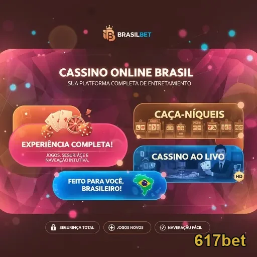 Tela do site 617bet destacando jogos e acesso VIP.