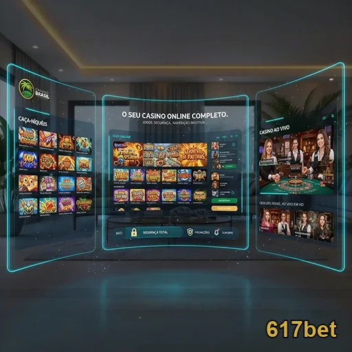 Jogos de cassino ao vivo e slots no site 617bet.